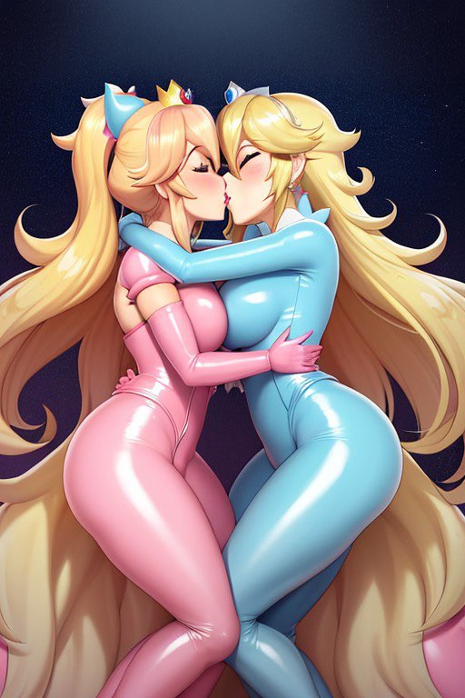 princess peach,princess rosalina