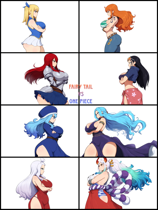 erza scarlet,juvia lockser,lucy heartfilia,mirajane strauss,nami,nami (one piece),nefertari vivi,nico robin,yamato (one piece)