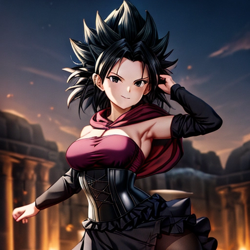 caulifla,ruby rose (cosplay)