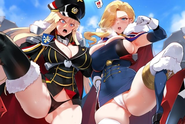 bismarck (azur lane),hood (azur lane)