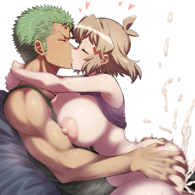 roronoa zoro,tachibana hibiki (symphogear)