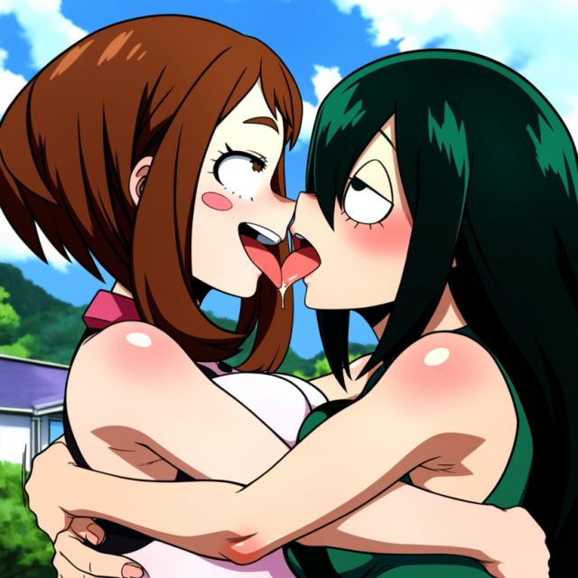 ochako uraraka,tsuyu asui