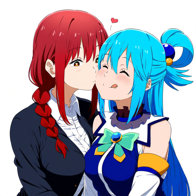 aqua (konosuba),makima (chainsaw man)