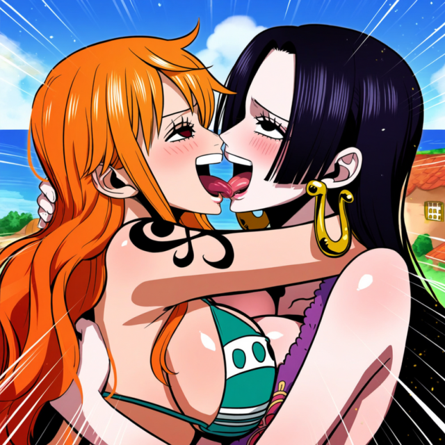 boa hancock,nami