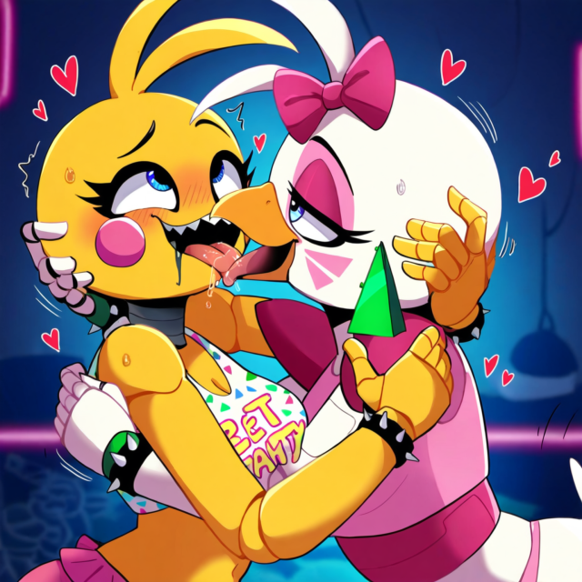 glamrock chica (fnaf),toy chica (fnaf)