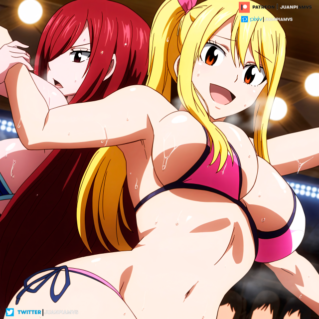 erza scarlet,lucy heartfilia