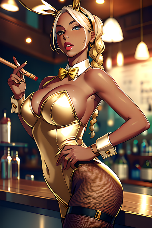 gold bunny (floppyudon95)