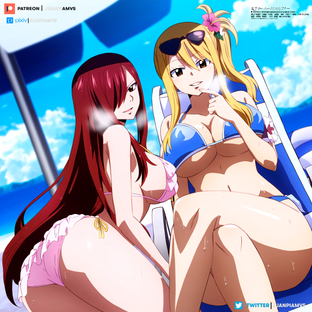 erza scarlet,lucy heartfilia